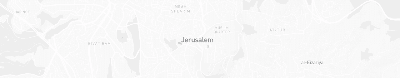 Mapa de Jerusalém