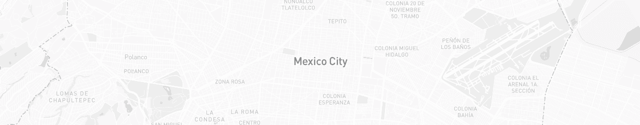 Mapa de Cidade do México