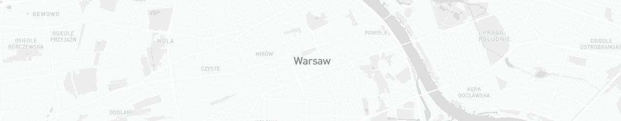 Mapa de Varsóvia